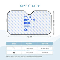 Aluminum Foil Car Windshield Sun Visor